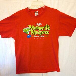 VINTAGE 2005 Margarita Madness Chilis Red Sz L T-shirt 14 Ways To Live A Little